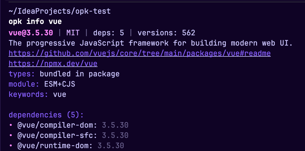 Opk CLI