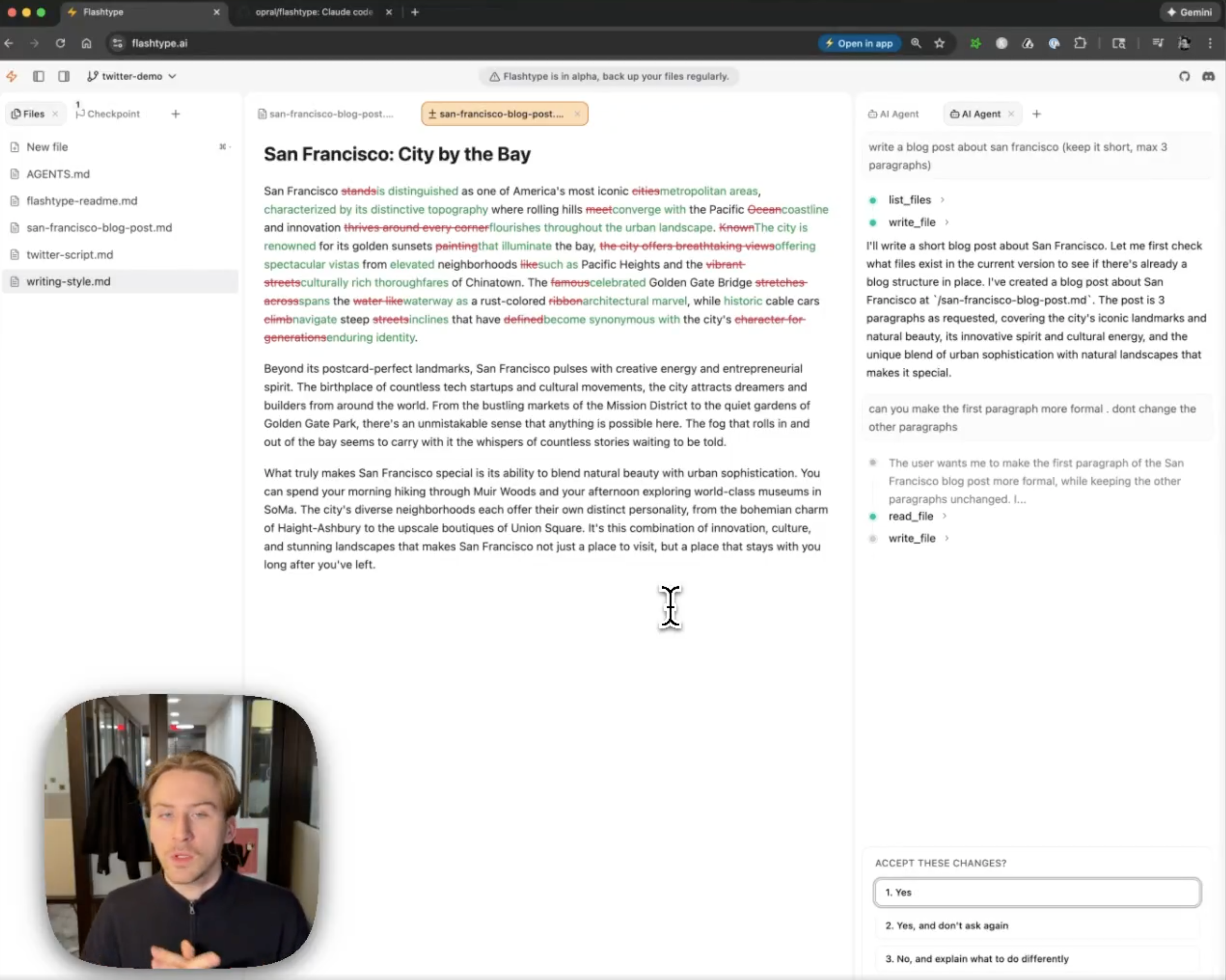 claude code markdown editor