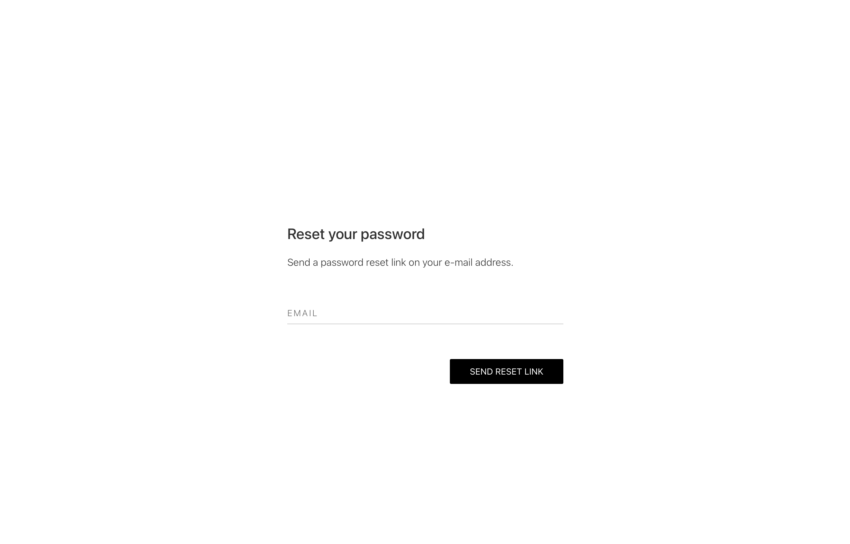 Screenshot of password reset page generated by `fb` script