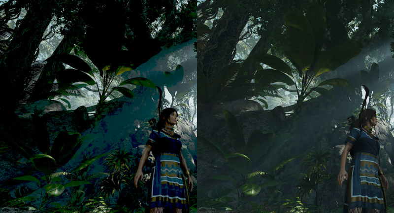 TAA and Exposure Settings Interface