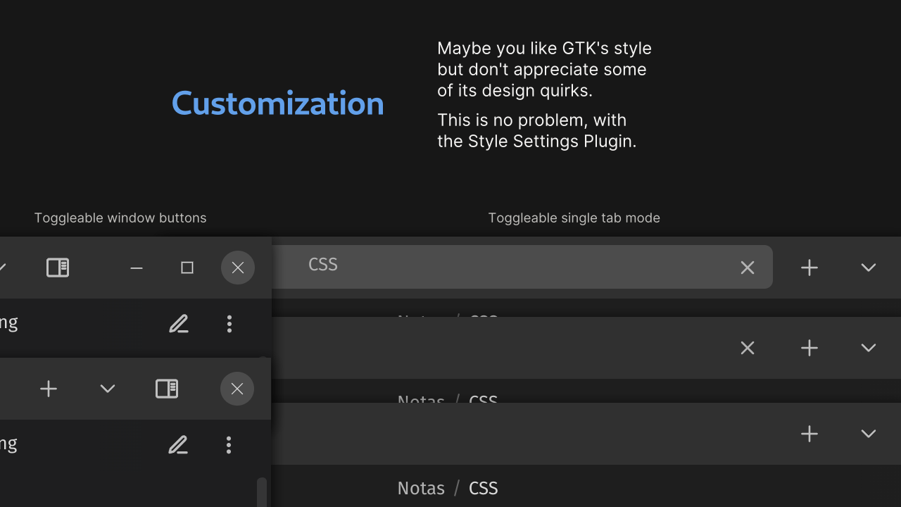 Garden Gnome Theme is customisable