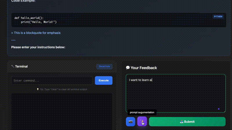 Prompt Enhancement Demo