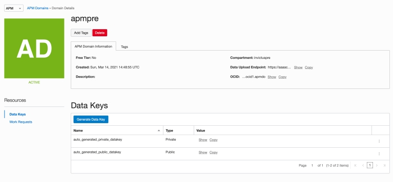 Tracing A Node.js with OCI Application Performance Monitoring and