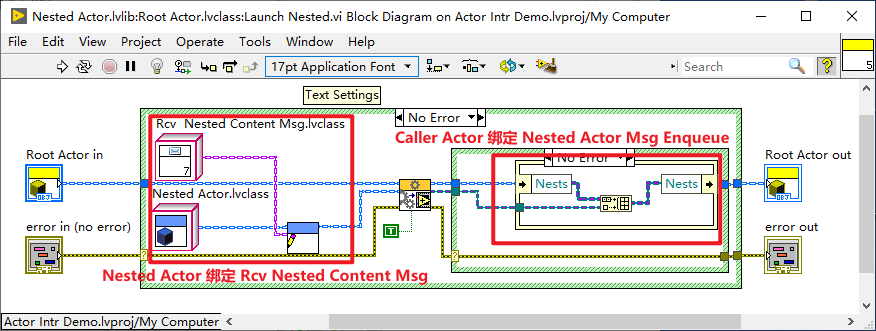 Actor Nested Create