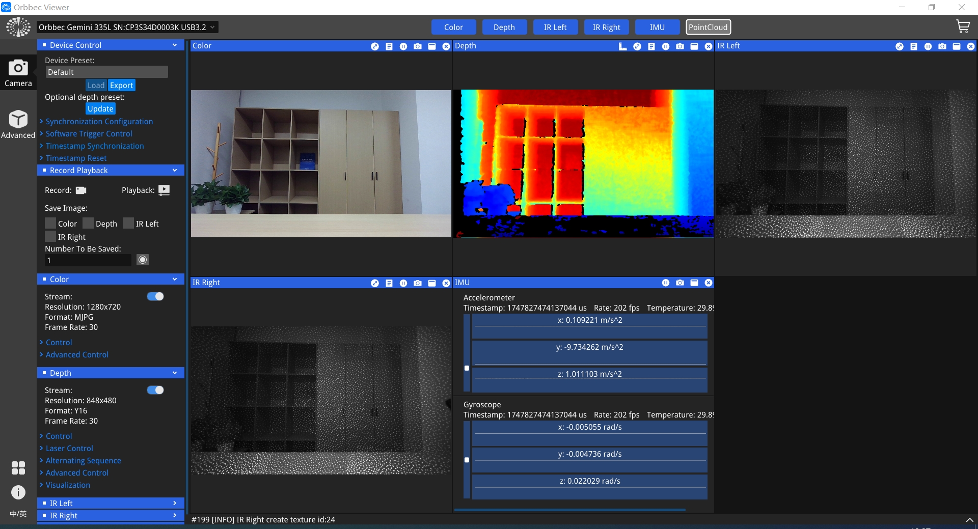 Orbbec Viewer