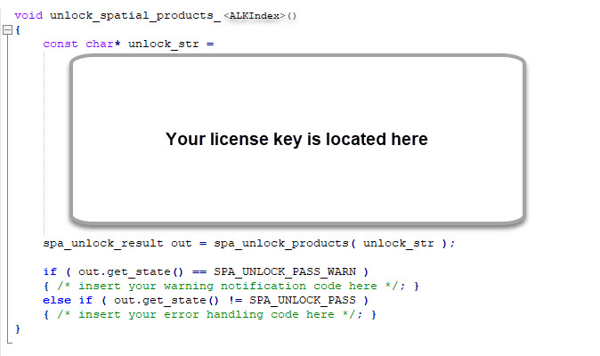 ACIS license key location