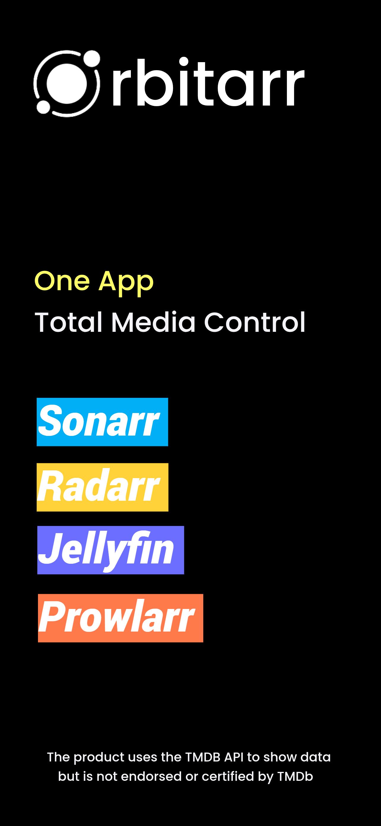 Orbitarr app screenshot