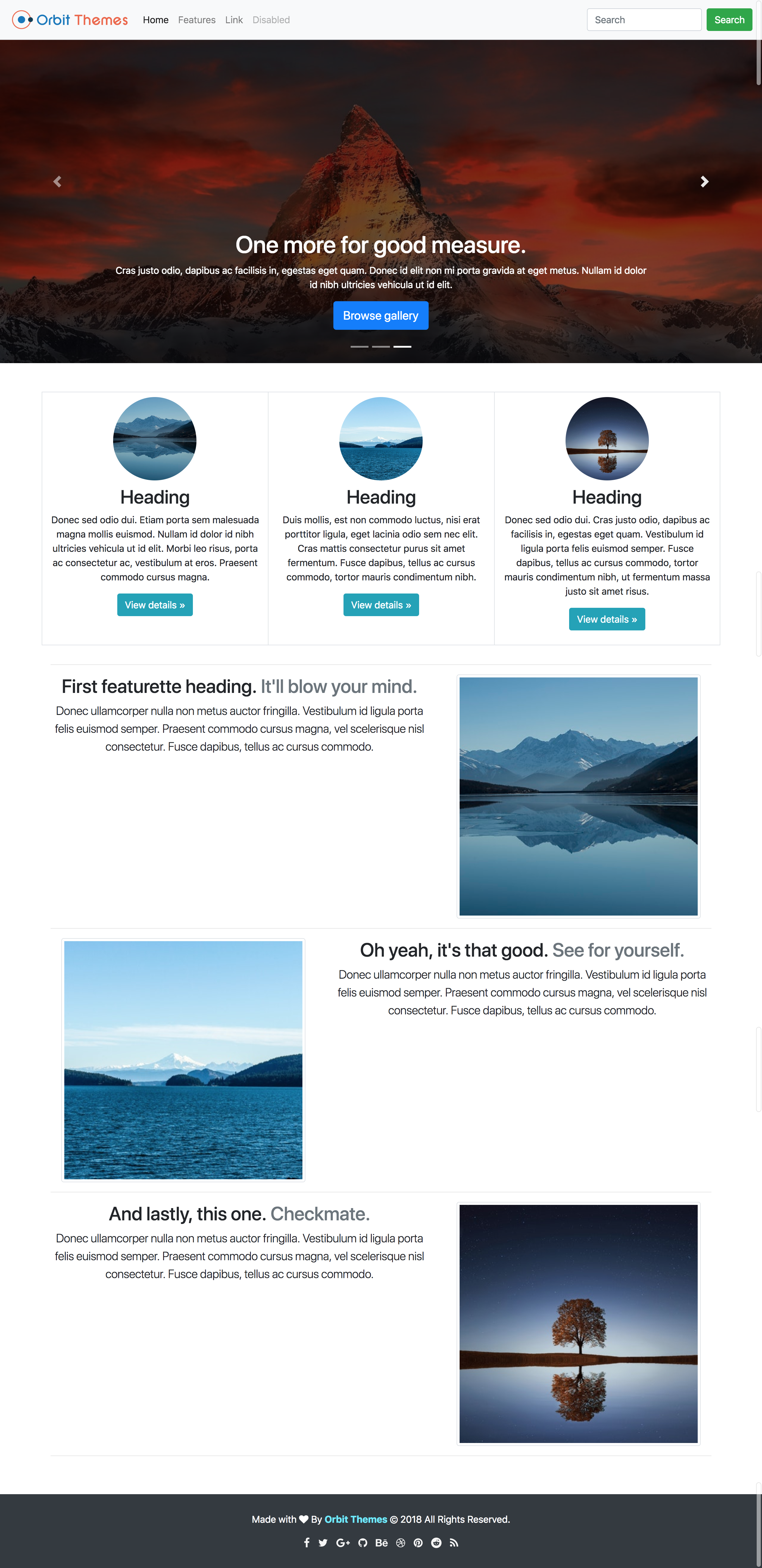 Carousel Plus Slideshow Template Preview