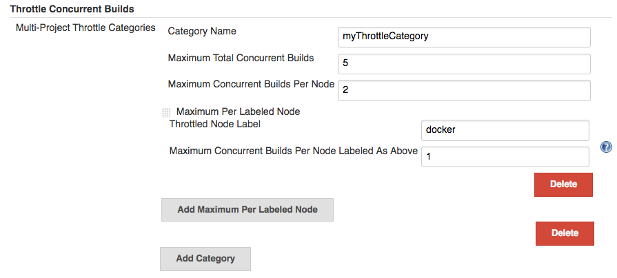 Global Category Configuration