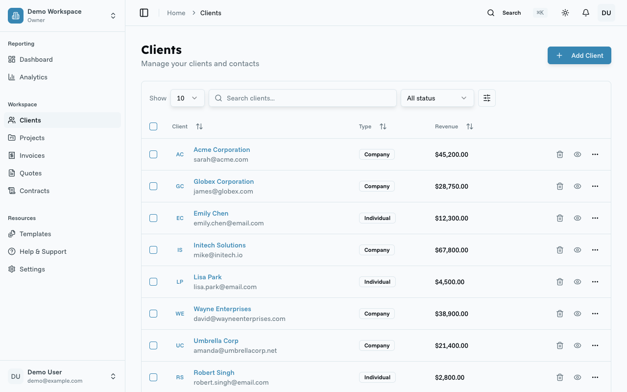 Client Management