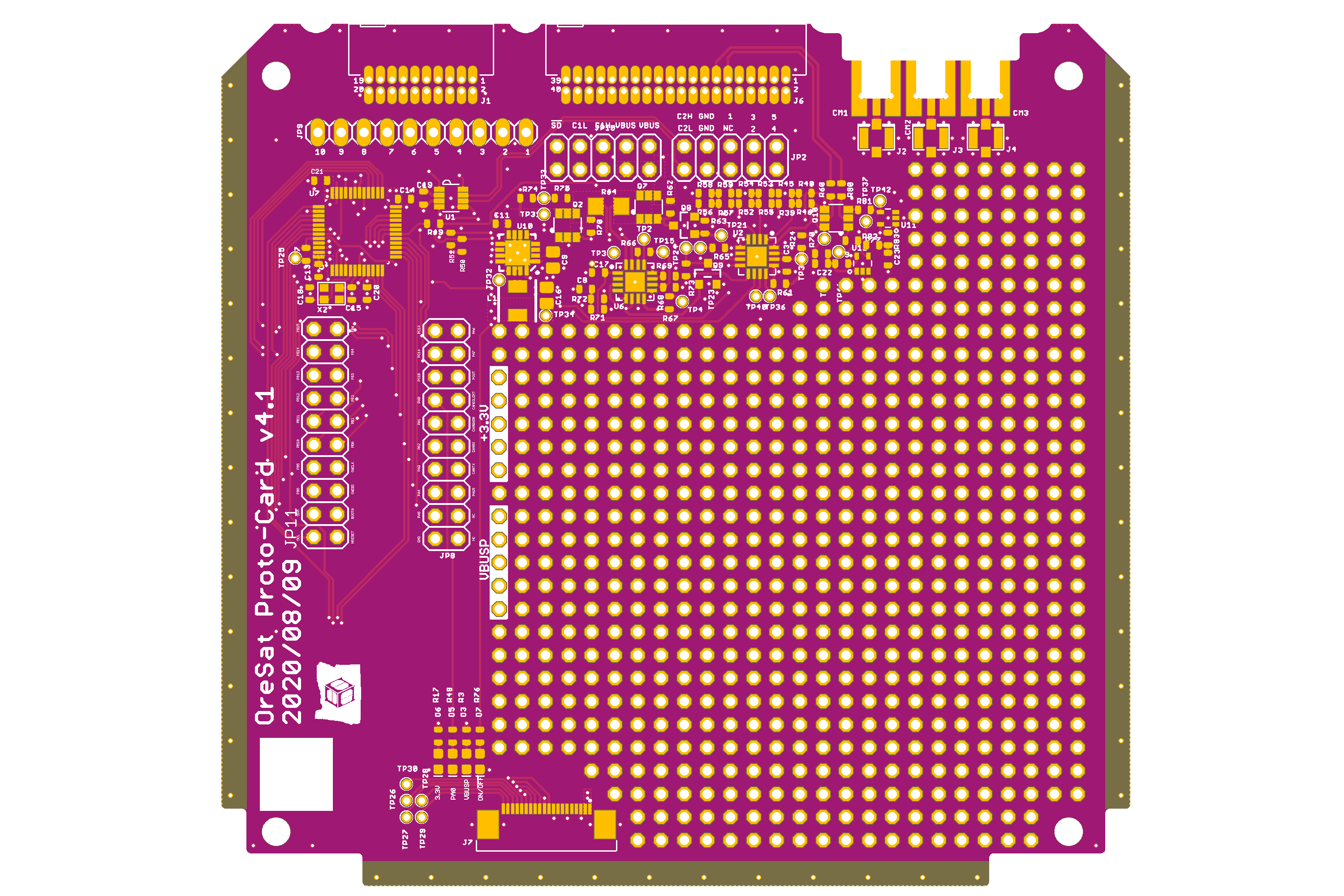 OreSat Battery Card, from the project README