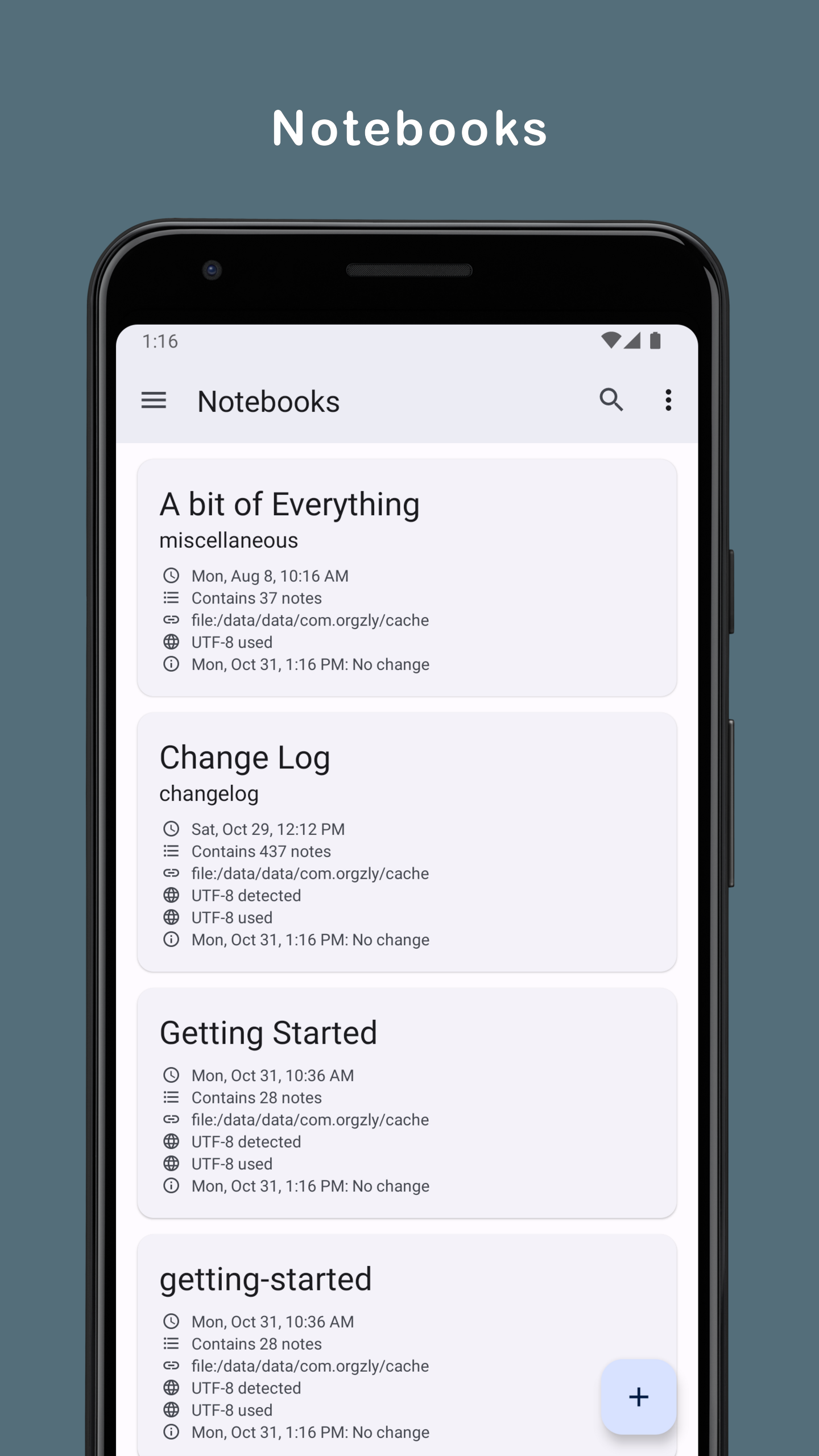 Screenshot 2 of Orgzly — opens full size