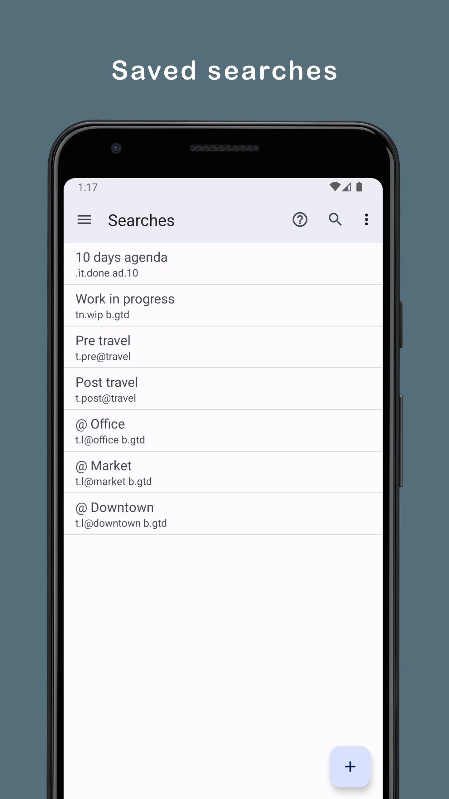Screenshot 5 of Orgzly — opens full size