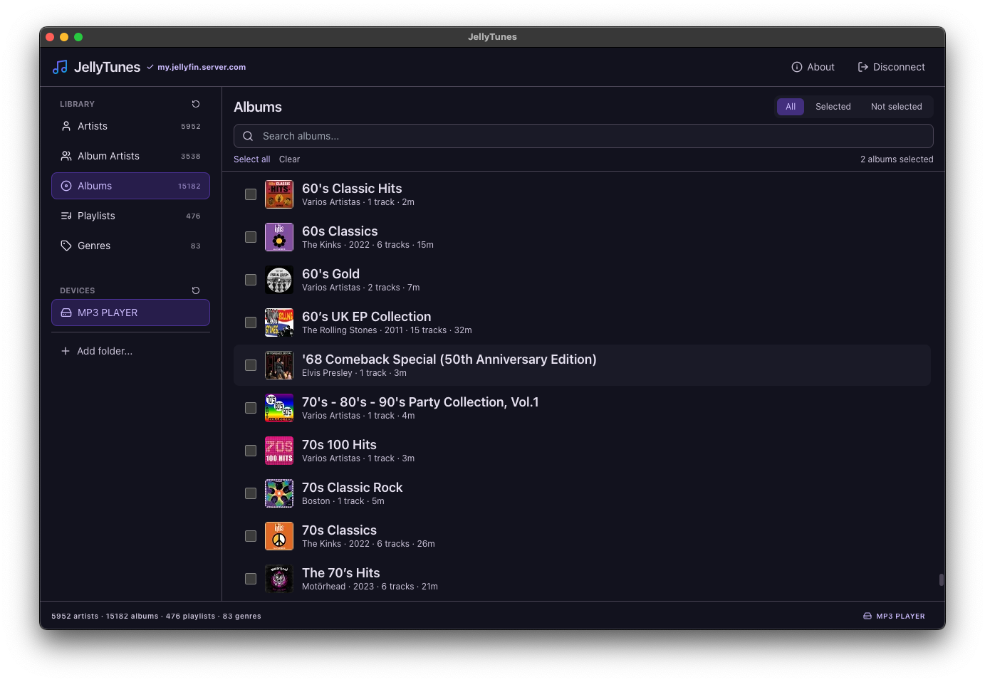 Browse your Jellyfin library