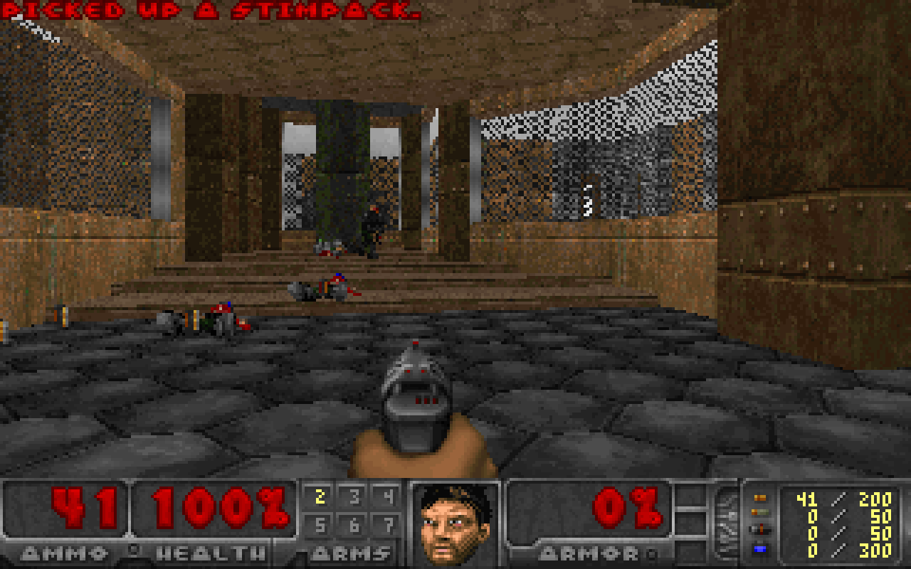 DOOM running on constanos