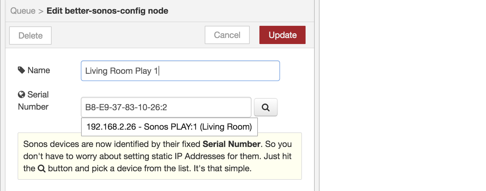 GitHub - originallyus/node-red-contrib-better-sonos: NodeRed node Players