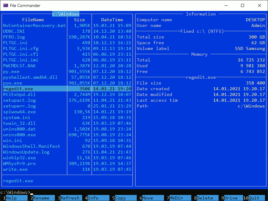 GitHub - orlfi/FileCommander: Simple console file manager · GitHub