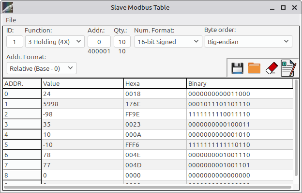 ScanBus-BR Internal Slave Simulator