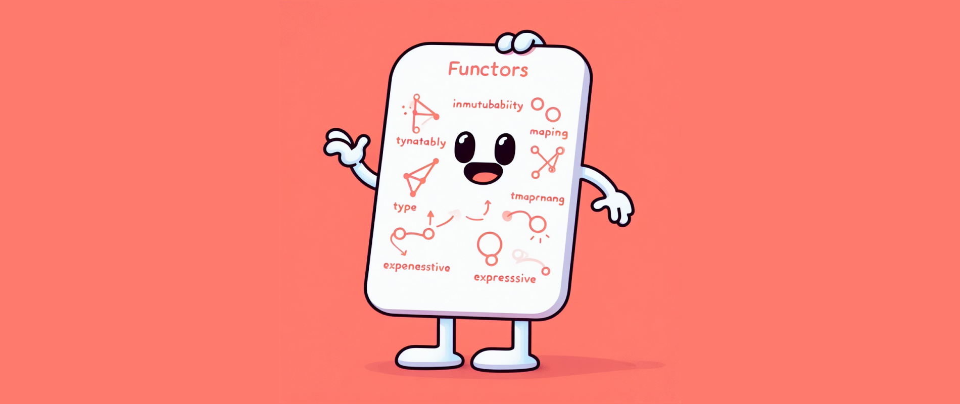 Functors banner - the functors mascot generated by dall-e 2