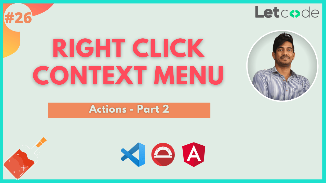 Context menu (Right click)