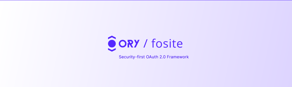ORY Fosite - Security-first OAuth2 framework