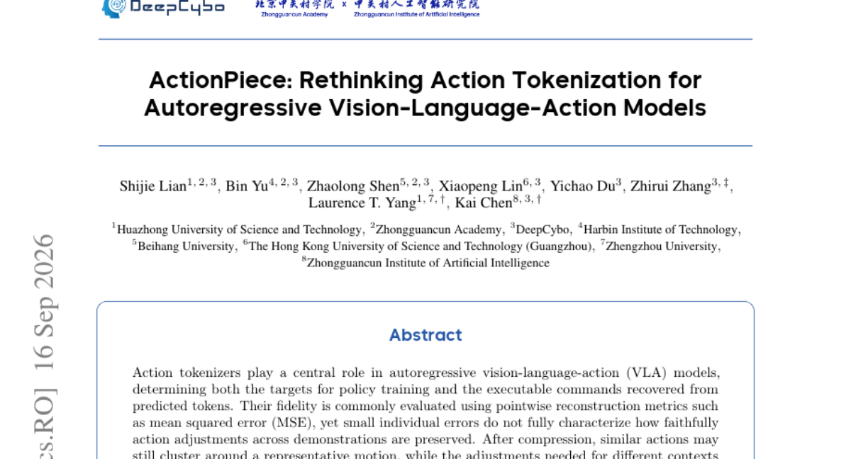 ActionPiece: Rethinking Action Tokenization for Autoregressive Vision-Language-Action Models
