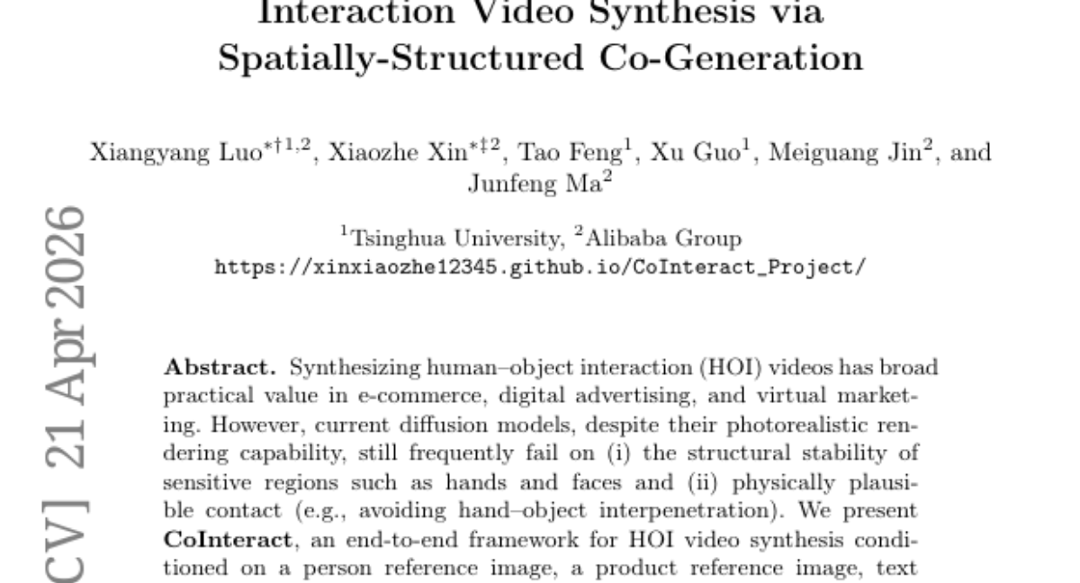CoInteract: Physically-Consistent Human-Object Interaction Video Synthesis via Spatially-Structured Co-Generation