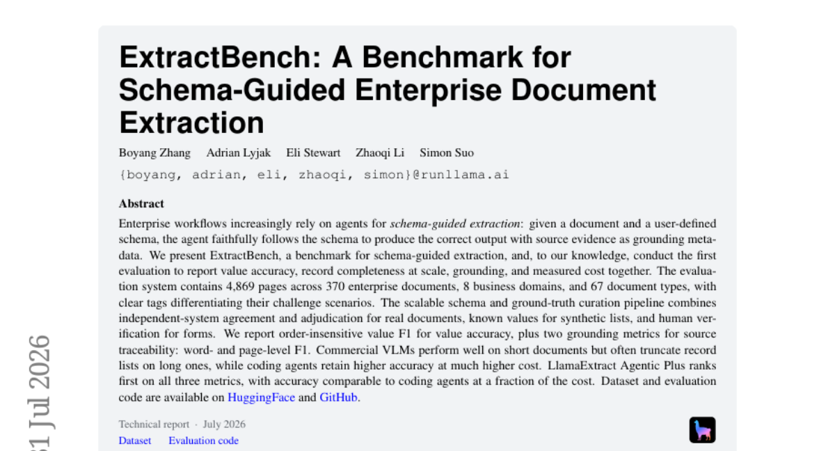 ExtractBench: A Benchmark for Schema-Guided Enterprise Document Extraction