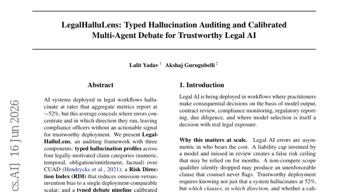 LegalHalluLens: Typed Hallucination Auditing and Calibrated Multi-Agent Debate for Trustworthy Legal AI