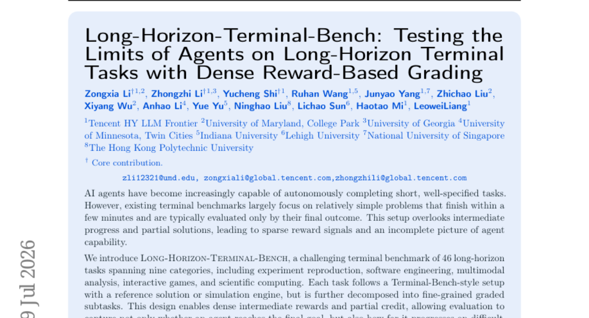 Long-Horizon-Terminal-Bench: Testing the Limits of Agents on Long-Horizon Terminal Tasks with Dense Reward-Based Grading
