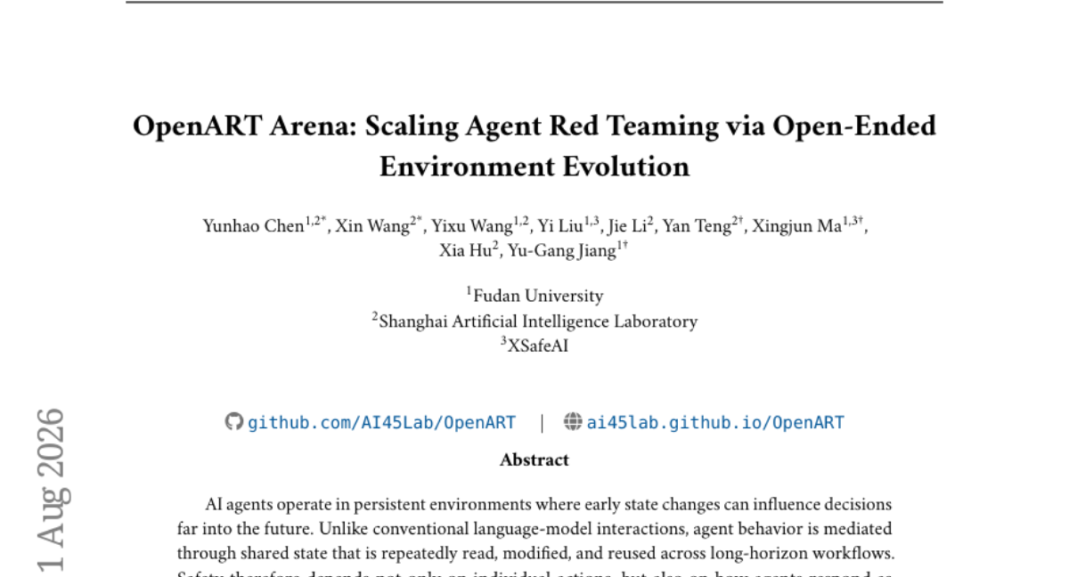 OpenART: Scaling Agent Red Teaming via Open-Ended Environment Evolution