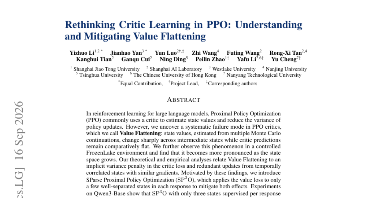Rethinking Critic Learning in PPO: Understanding and Mitigating Value Flattening
