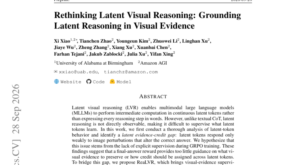 Rethinking Latent Visual Reasoning: Grounding Latent Reasoning in Visual Evidence