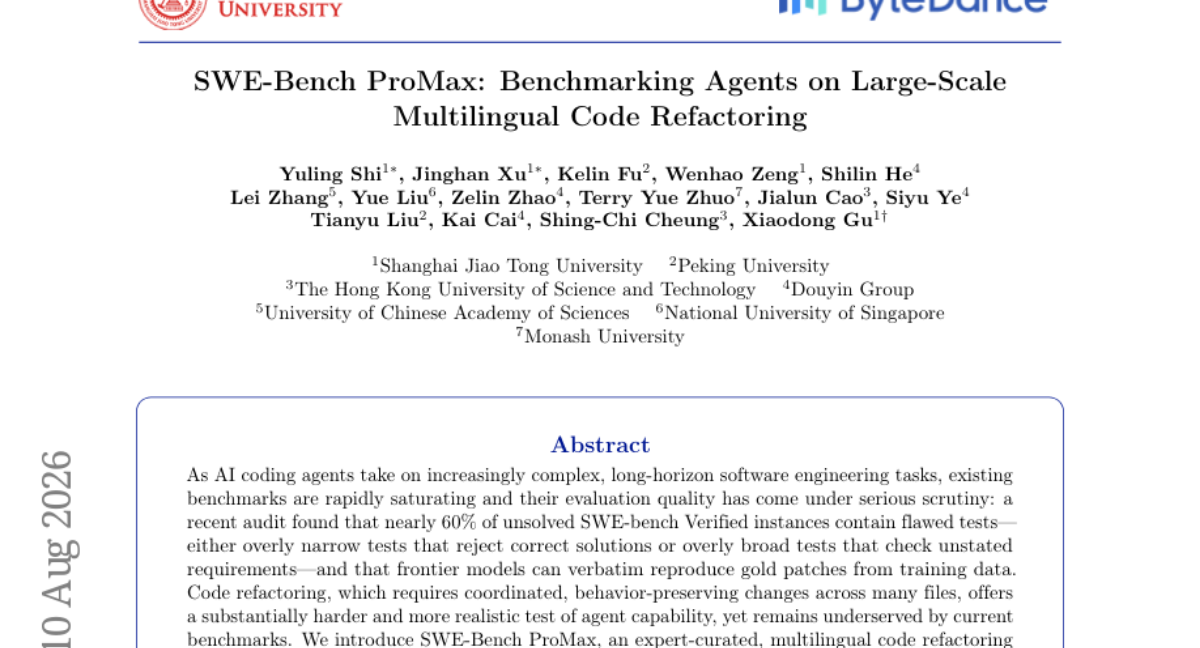 SWE-Bench ProMax: Benchmarking Agents on Large-Scale Multilingual Code Refactoring