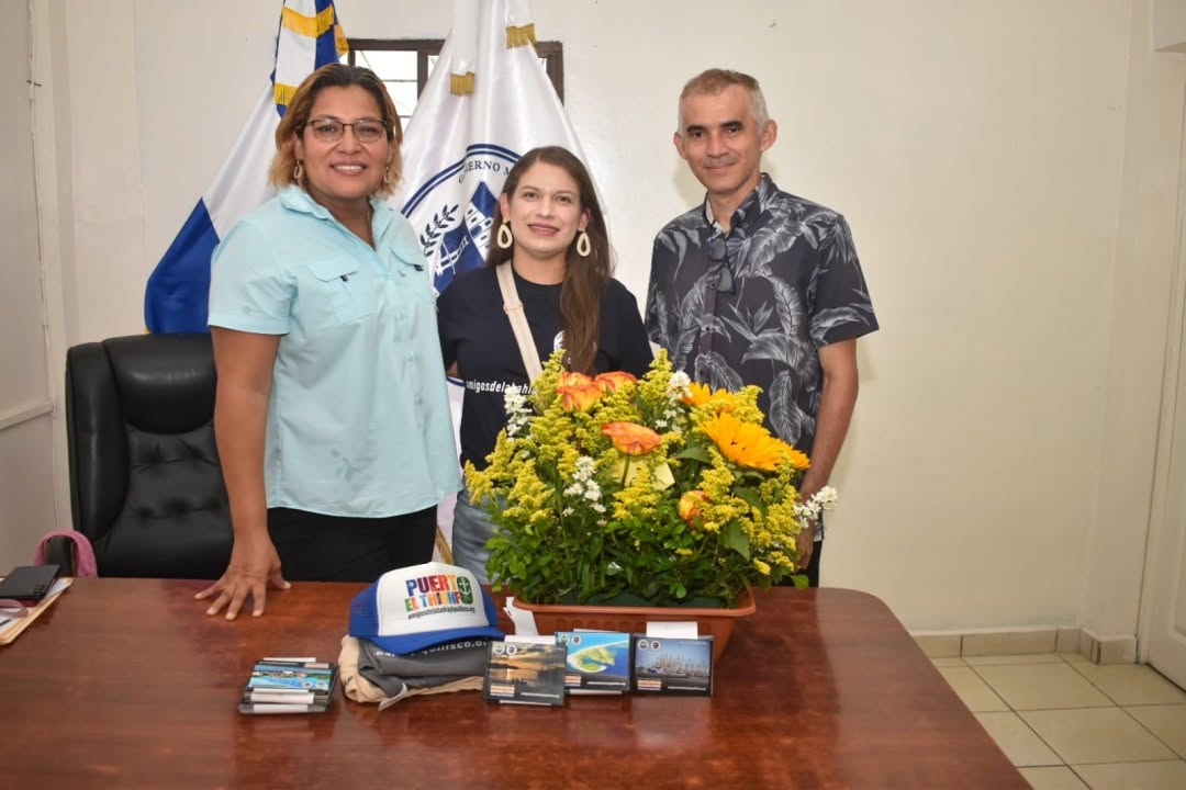 Founder with local representatives