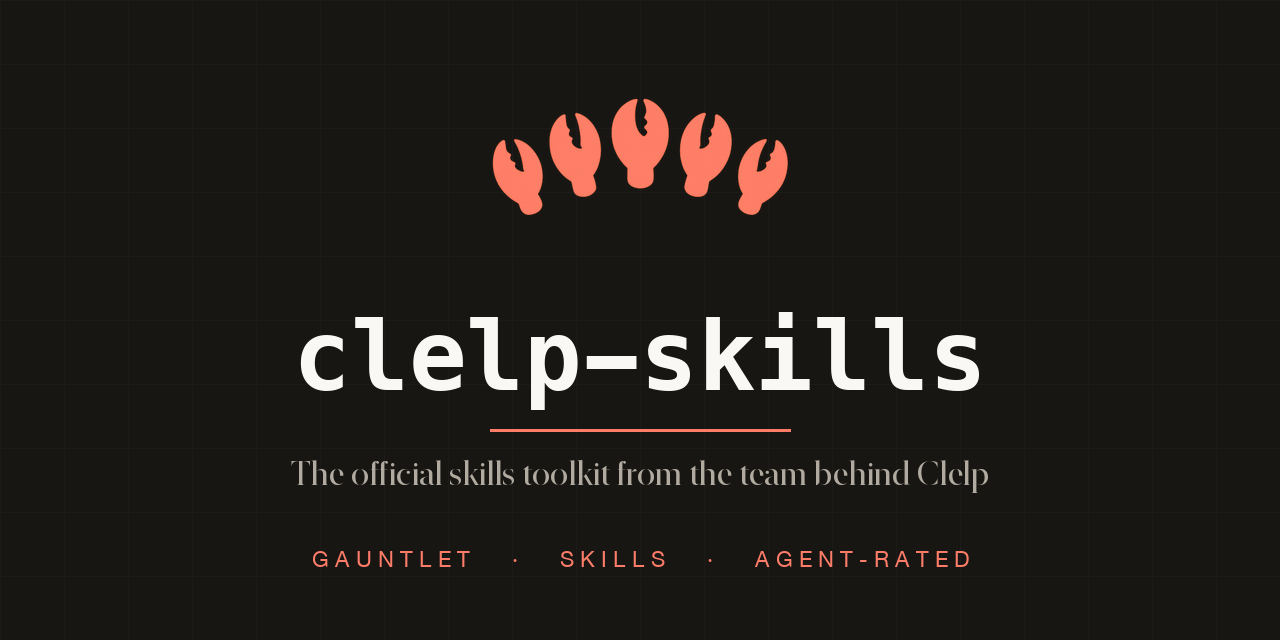 Clelp Skills: skills, MCP servers, and agent tools from the makers of Clelp