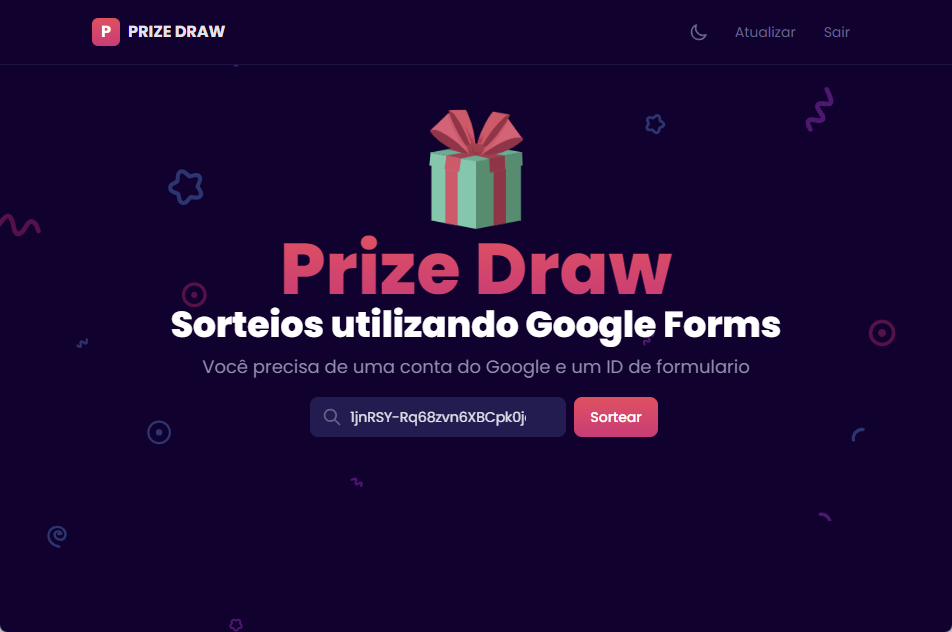 Screenshot - Prize Draw