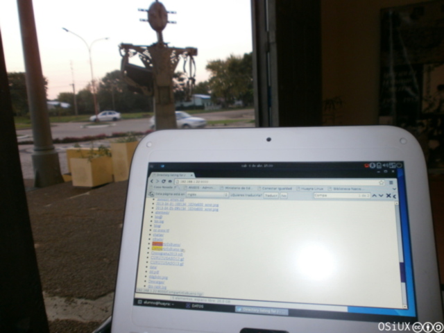 "huayra compartir es bueno"