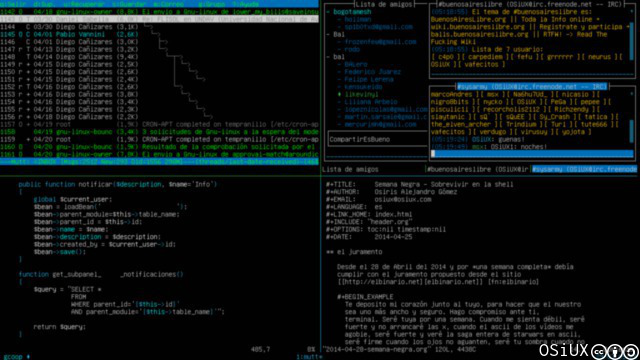 Semana Negra usando TMUX tmux.png