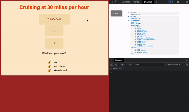 capture state and time travel demo