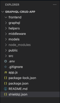 Screenshot of sample demo app directory.