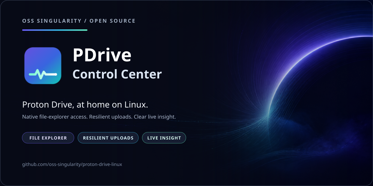 PDrive — Proton Drive at home on Linux