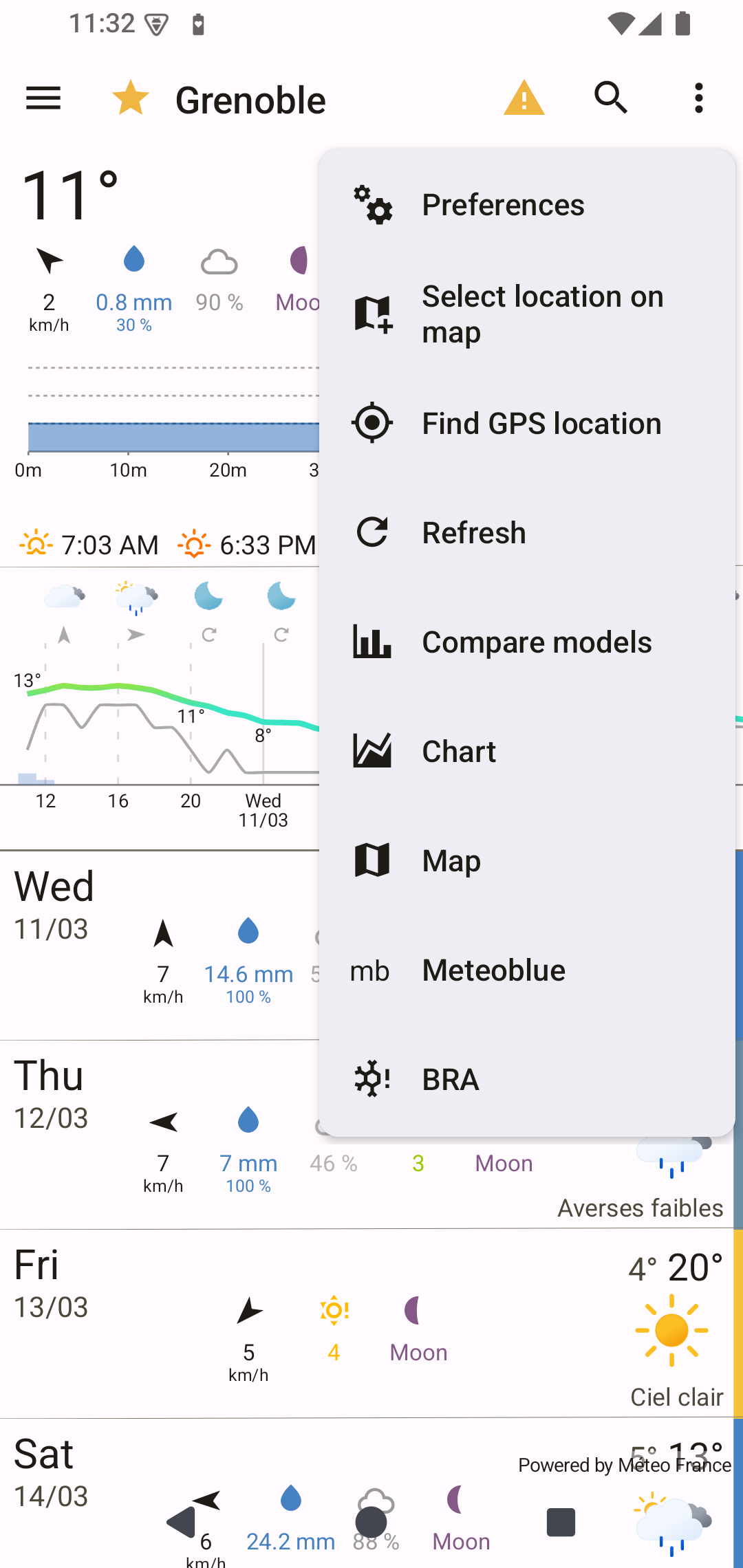 Screenshot 3 of OSS Weather — opens full size