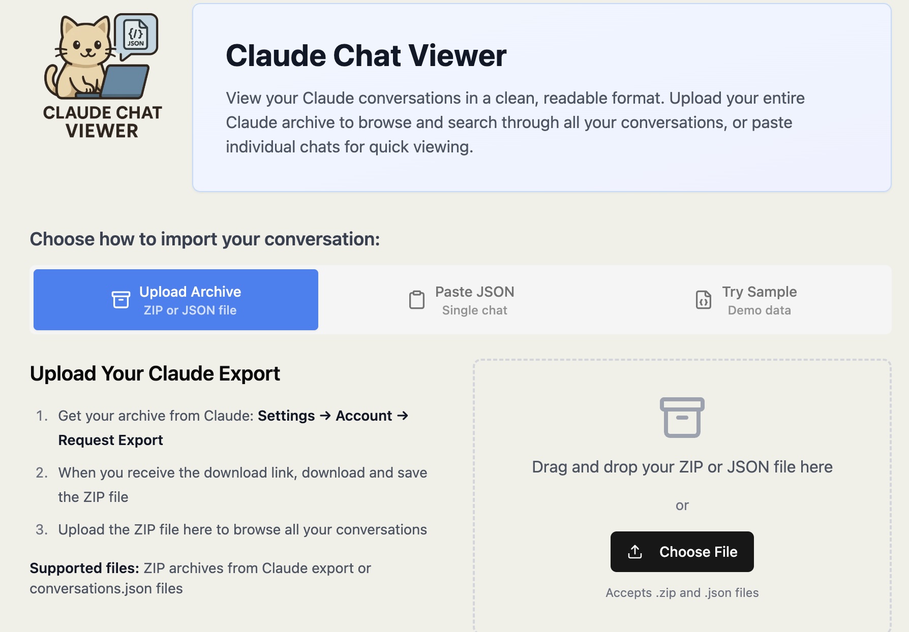 Chat conversation view