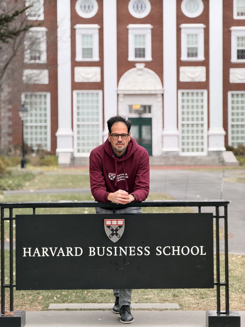 Marcio at Harvard Business School