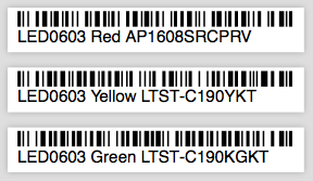 Sample Barcode Labels