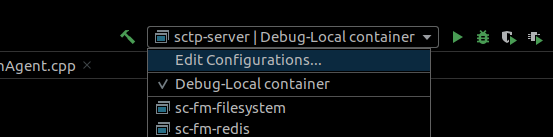 Debug-Local container