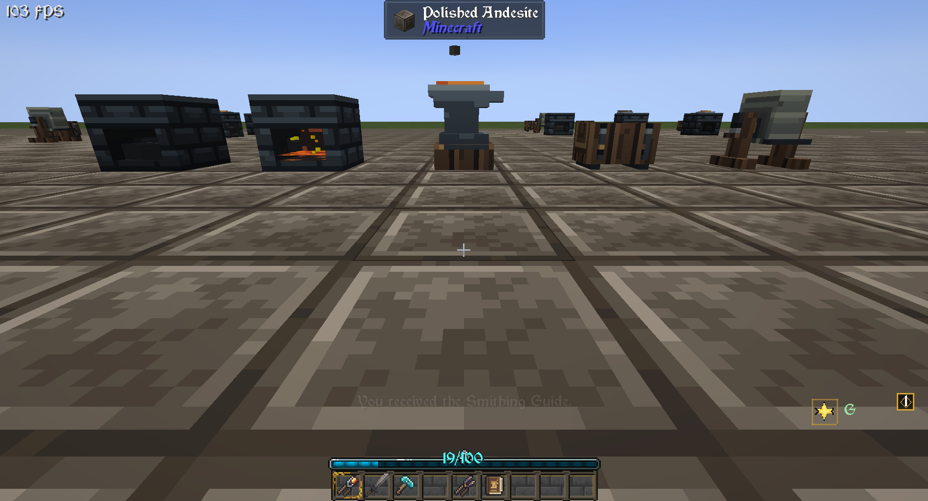 A smithing workshop