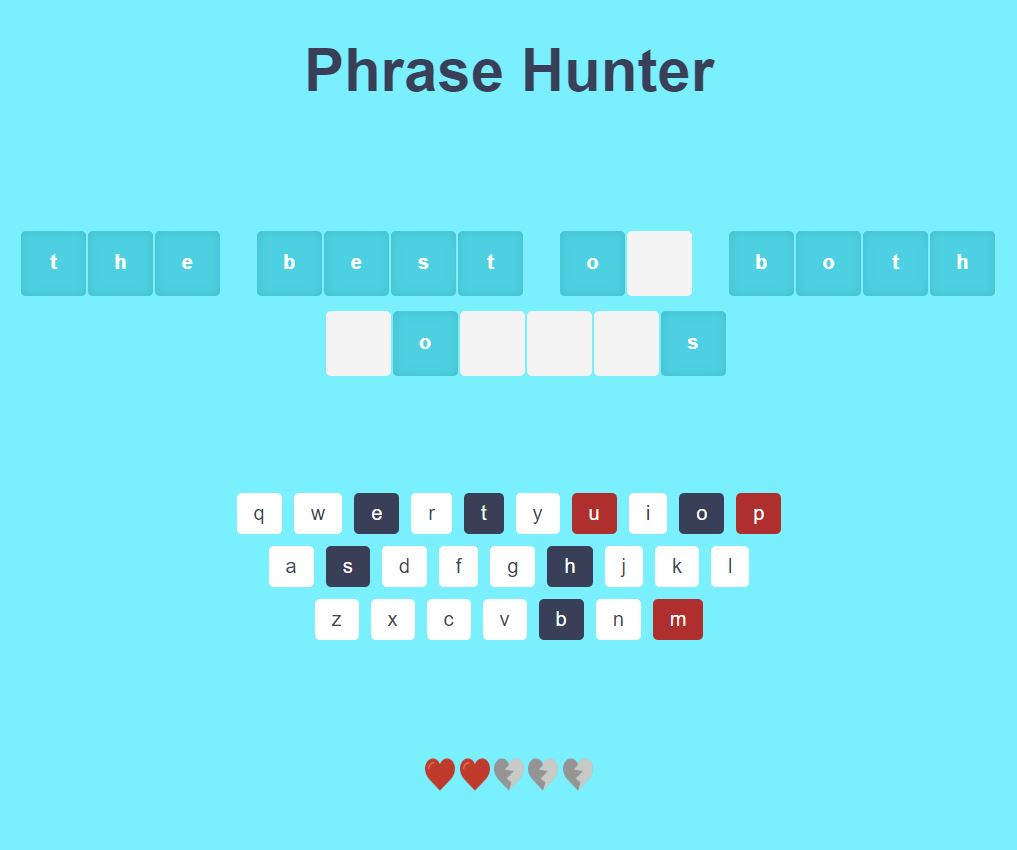 Phrase Hunter Demo Screenshot