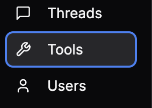 Open The Tools Page